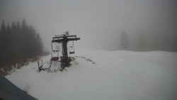 Horní část sjezdovky Skiareálu Ramzová