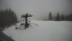 Horní část sjezdovky Skiareálu Ramzová