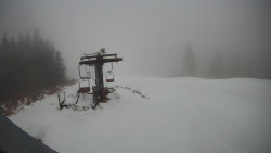 Horní část sjezdovky Skiareálu Ramzová