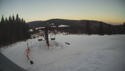 Horní část sjezdovky Skiareálu Ramzová