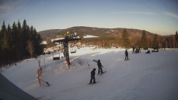 Horní část sjezdovky Skiareálu Ramzová