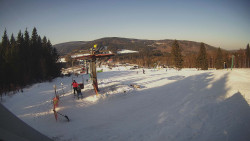 Horní část sjezdovky Skiareálu Ramzová