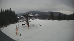 Horní část sjezdovky Skiareálu Ramzová