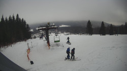 Horní část sjezdovky Skiareálu Ramzová