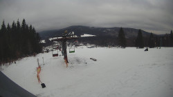 Horní část sjezdovky Skiareálu Ramzová