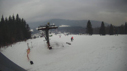 Horní část sjezdovky Skiareálu Ramzová