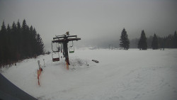 Horní část sjezdovky Skiareálu Ramzová