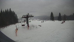 Horní část sjezdovky Skiareálu Ramzová