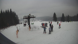 Horní část sjezdovky Skiareálu Ramzová