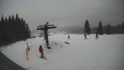 Horní část sjezdovky Skiareálu Ramzová