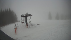 Horní část sjezdovky Skiareálu Ramzová