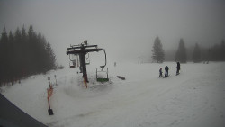 Horní část sjezdovky Skiareálu Ramzová