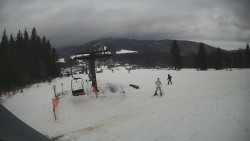 Horní část sjezdovky Skiareálu Ramzová