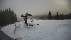 Horní část sjezdovky Skiareálu Ramzová