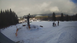 Horní část sjezdovky Skiareálu Ramzová