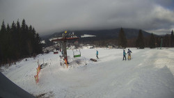 Horní část sjezdovky Skiareálu Ramzová