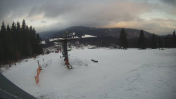 Horní část sjezdovky Skiareálu Ramzová