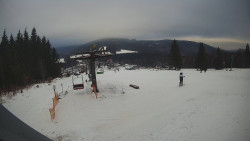 Horní část sjezdovky Skiareálu Ramzová