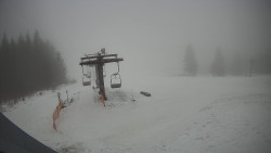 Horní část sjezdovky Skiareálu Ramzová