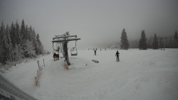 Horní část sjezdovky Skiareálu Ramzová