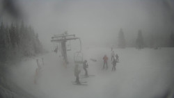 Horní část sjezdovky Skiareálu Ramzová