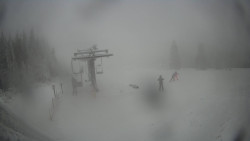 Horní část sjezdovky Skiareálu Ramzová