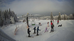 Horní část sjezdovky Skiareálu Ramzová