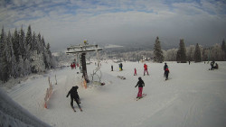 Horní část sjezdovky Skiareálu Ramzová