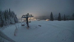 Horní část sjezdovky Skiareálu Ramzová