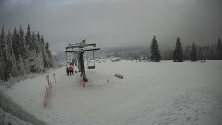 Horní část sjezdovky Skiareálu Ramzová