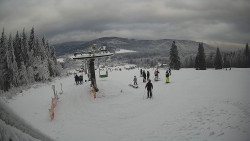 Horní část sjezdovky Skiareálu Ramzová