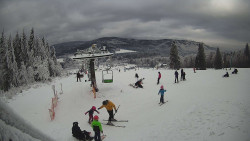 Horní část sjezdovky Skiareálu Ramzová