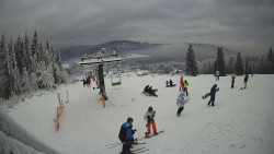 Horní část sjezdovky Skiareálu Ramzová