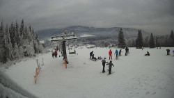 Horní část sjezdovky Skiareálu Ramzová