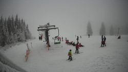 Horní část sjezdovky Skiareálu Ramzová