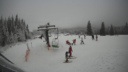 Horní část sjezdovky Skiareálu Ramzová