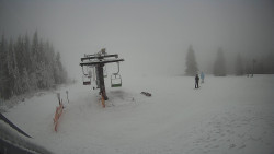 Horní část sjezdovky Skiareálu Ramzová