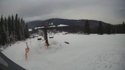 Horní část sjezdovky Skiareálu Ramzová