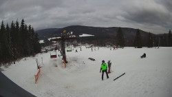 Horní část sjezdovky Skiareálu Ramzová