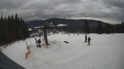 Horní část sjezdovky Skiareálu Ramzová