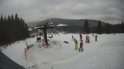 Horní část sjezdovky Skiareálu Ramzová