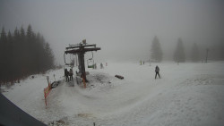 Horní část sjezdovky Skiareálu Ramzová