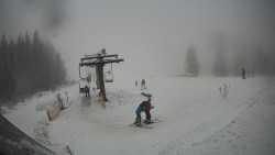 Horní část sjezdovky Skiareálu Ramzová