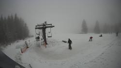 Horní část sjezdovky Skiareálu Ramzová