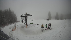 Horní část sjezdovky Skiareálu Ramzová