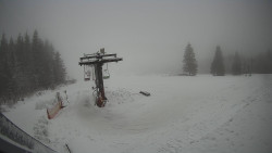 Horní část sjezdovky Skiareálu Ramzová