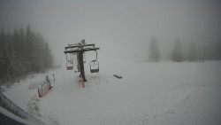 Horní část sjezdovky Skiareálu Ramzová