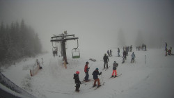 Horní část sjezdovky Skiareálu Ramzová