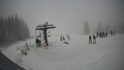 Horní část sjezdovky Skiareálu Ramzová