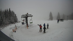 Horní část sjezdovky Skiareálu Ramzová